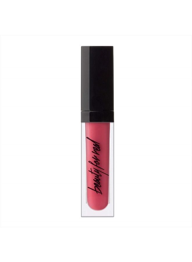Lip Cream + Color, Flash - Bright Pink - High-Pigment, Long-Wear, Moisturizing Formula - Cupuacu Butter, Organic Neroli & Mandarin Oil - With Mirror & LED Light - 0.15 fl oz