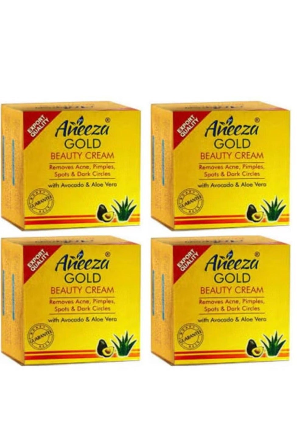 Gold Beauty Cream With Avocado & Aloe Vera 20 g 4 pcs