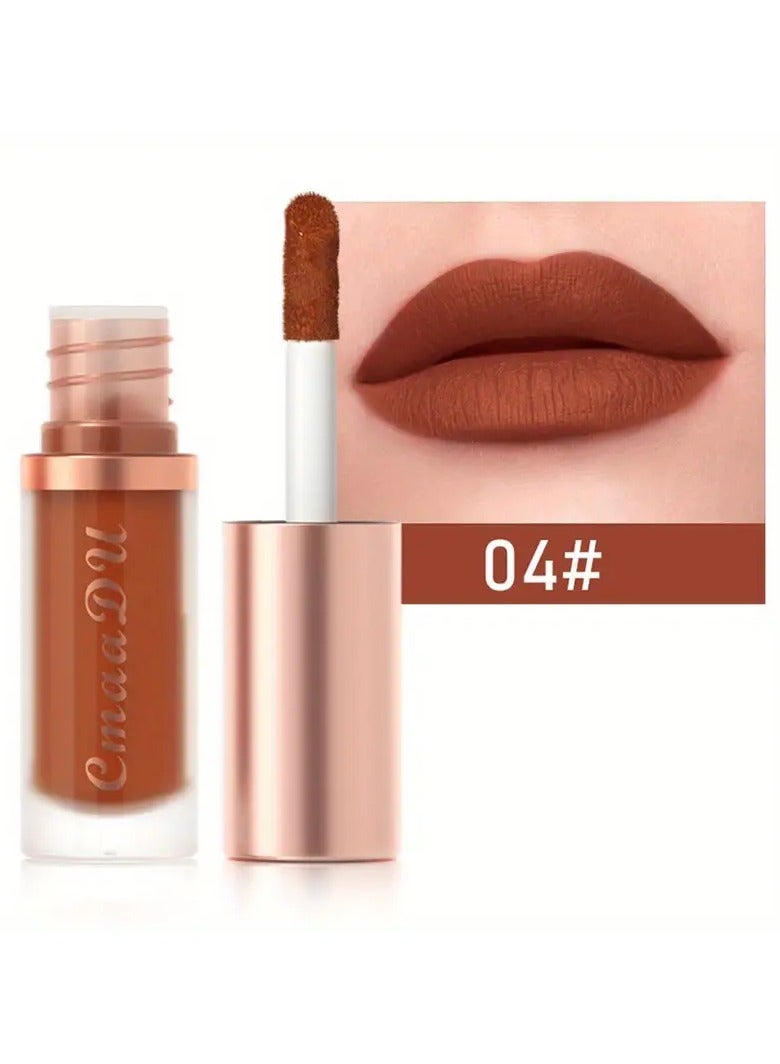 2 PCS Waterproof Matte Lip Glaze and Velvet Lipstick - Long-Lasting, Smooth, and Glossy Finish Valentine's Day Gifts