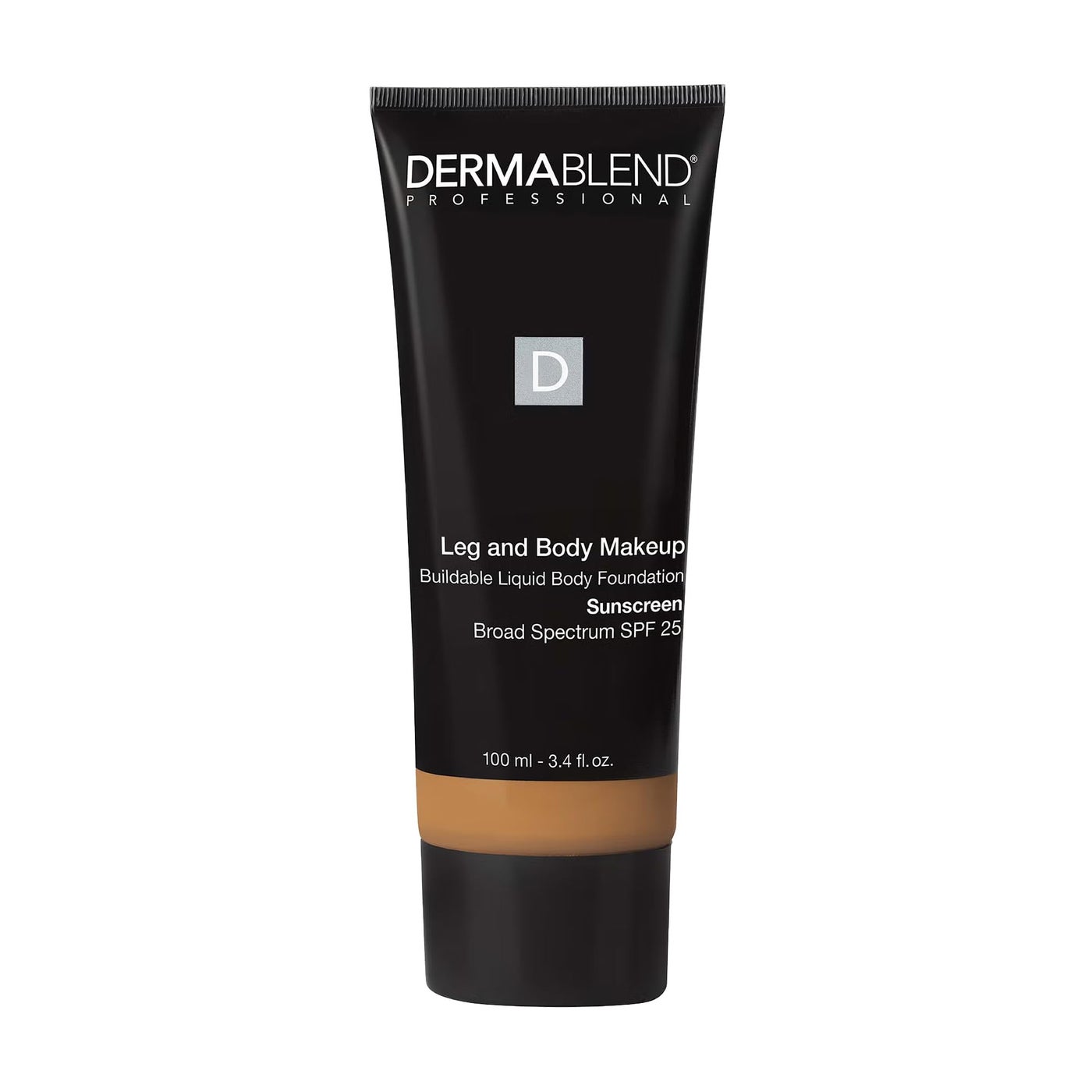 Dermablend Leg and Body Makeup Foundation with SPF 25, 45W Tan Honey, 3.4 Fl. Oz.