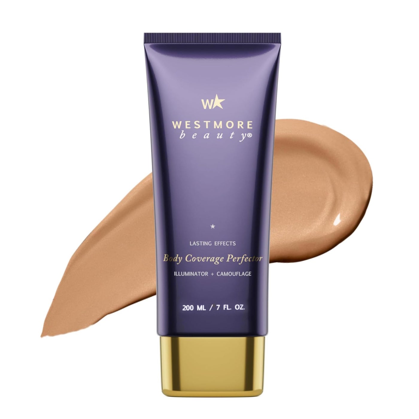 Westmore Beauty Body Coverage Perfector â€“ Waterproof Leg & Body Makeup - Tattoo Cover Up Makeup - 7 Oz Natural Radiance
