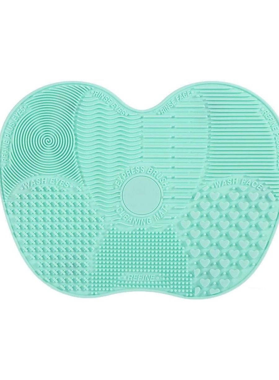 ORiTi Silicone Makeup Brush Cleaner Mats Pads for Cleaning