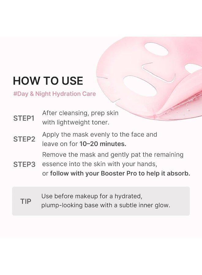 medicube PDRN Pink Peptide Ampoule Sheet Mask 6EA | Sheet Mask for Uneven Skin Tone Care, Glow & Hydration - Korean Skincare, 23ml x 6ea - image 7