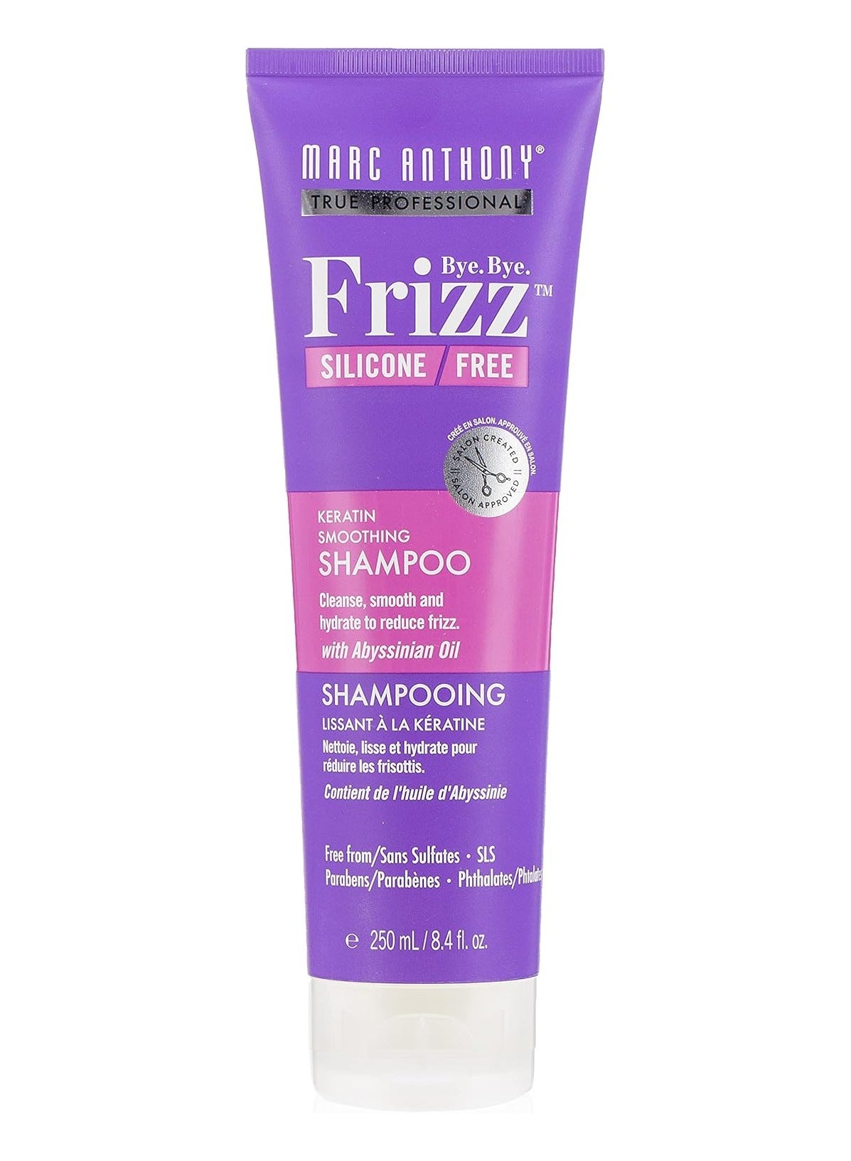 Marc Anthony Bye Bye Frizz Keratin Shampoo 250ml — Smooths & Controls Frizz