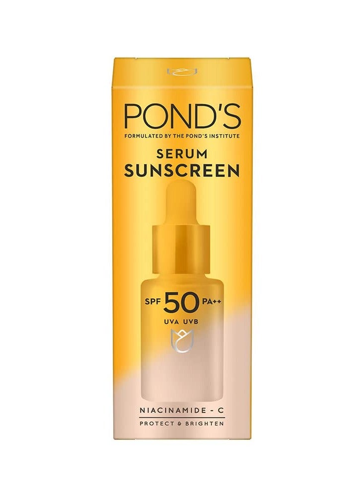 Serum Sunscreen Prevent and Fade Dark Patches with The Power Of SPF 50 & Niacinamide-C 14ml