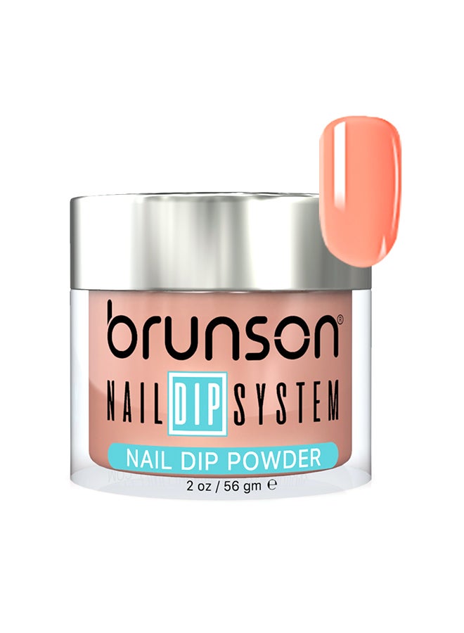 Nail Dip Powder Dip And Buff System Color 56gm, French Nail Art Starter Manicure Salon DIY At Home Odor Free And Long Lasting No Needed Nail Lamp Curing DBK046