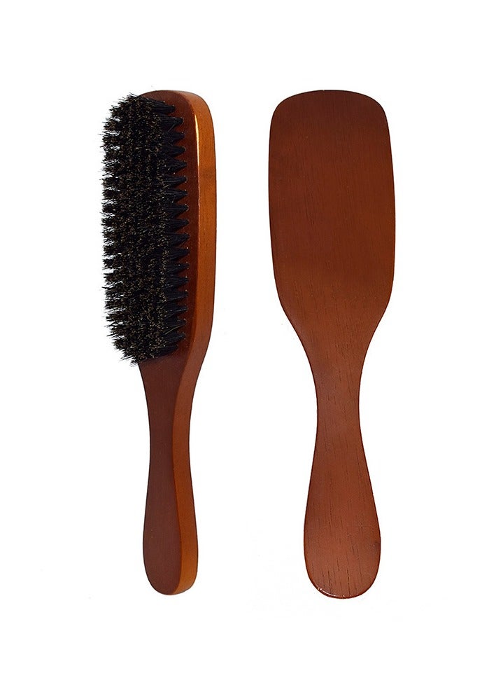 ORiTi Beard Brush Hair Brush Beard Straightener Brush Make Beard Soften Clean Durable Wood Handle for itchy beard and straightening promote beard growth