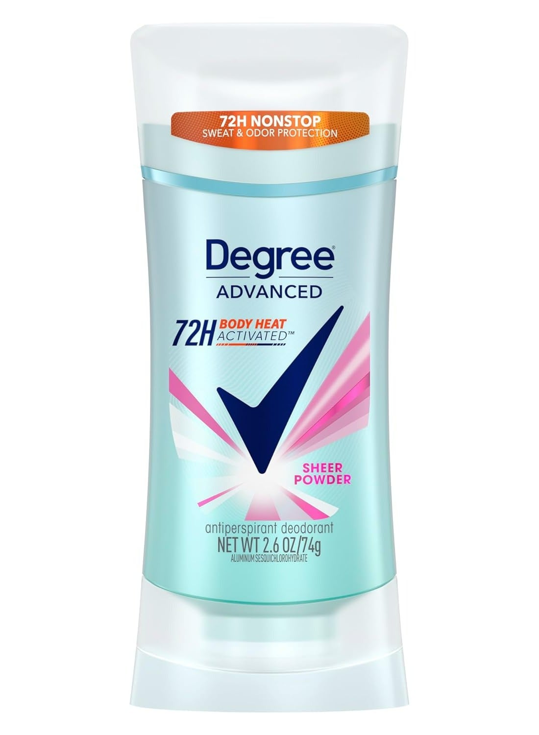 Advanced Protection Antiperspirant Deodorant Sheer Powder for 72-Hour Sweat And Odor Control 74g