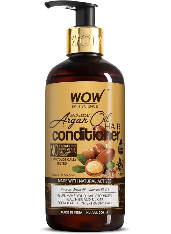 Moroccan Argan Oil Conditioner - No Sulphates, Parabens, Silicones, Salt & Colour - 300ml