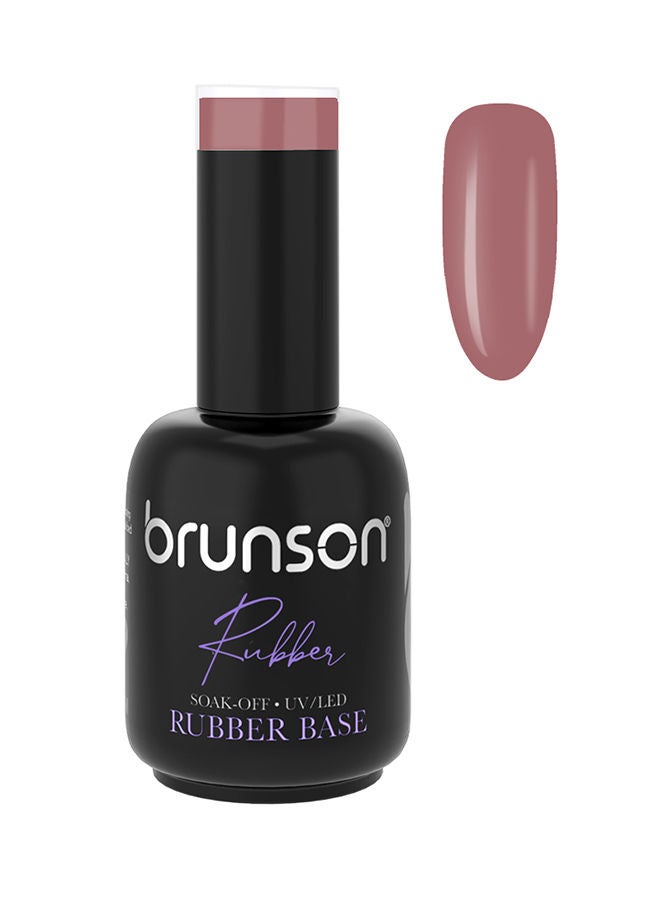 Rubber Base Gel Nail Polish Long Lasting Gel Polish Base for Chip-Free Shine Strengthens French Manicure Rubber Base Coat UV/LED Rubber Gel Soak Off Hard Gel Polish for Nail Extension Gel 18ml  BRB44