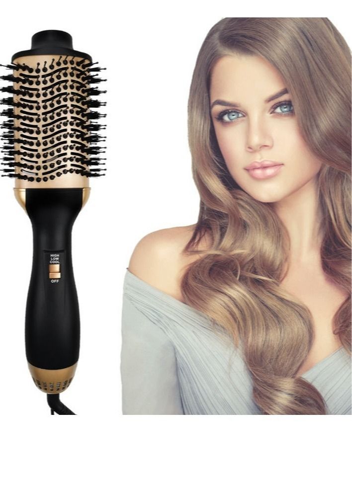 Styler 5 in 1 Hair Dryer Hot Air Brush Styler Negative ​Ion Hair Straightener Volumizer Hair Curler Hot  Comb Brush