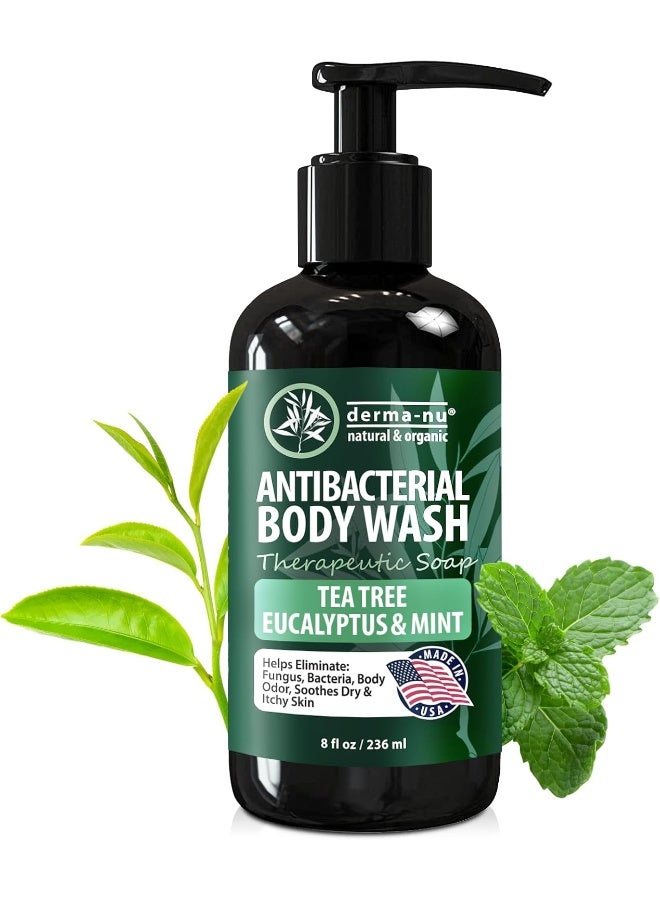 Antibacterial Soap & Body Wash - Natural Fungal Treatment with Tea Tree Oil