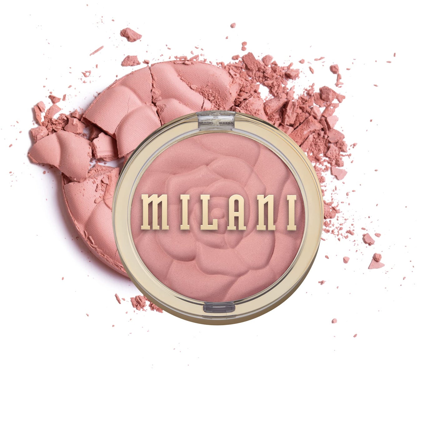 Milani Rose Blush, Powder Blush for Cheeks, Cruelty Free Makeup - Shape, Contour & Highlight Face for a Natural Matte Finish -Romantic Rose