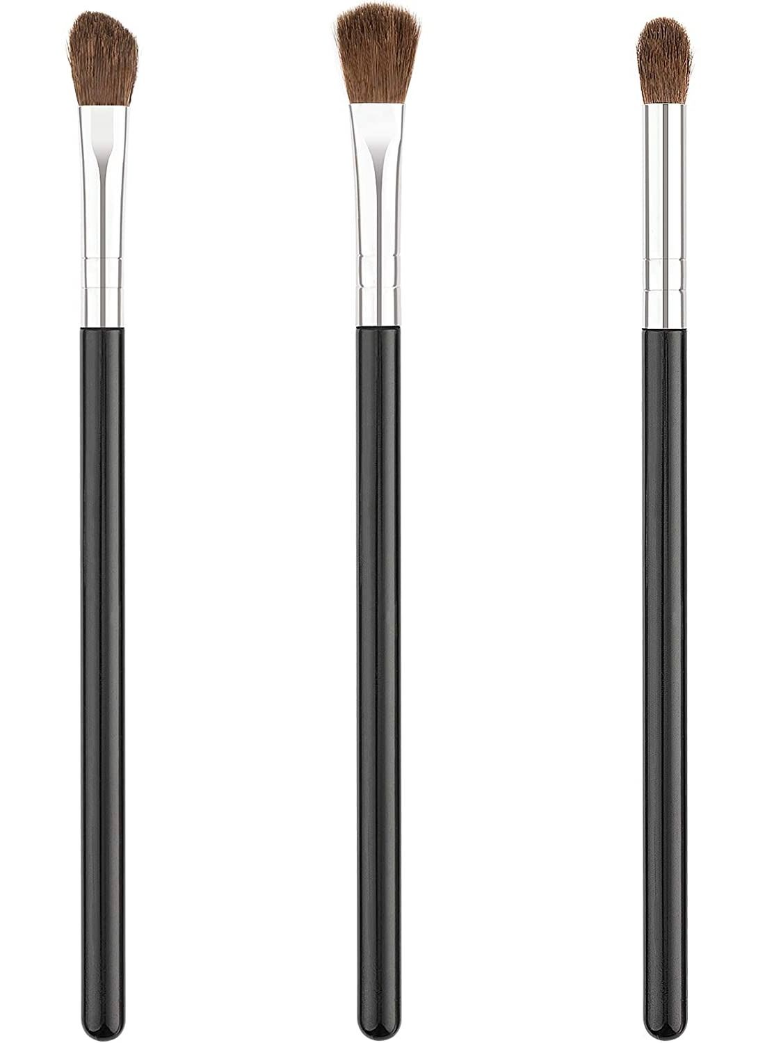 3pcs Soft Synthetic Eyeshadow Blending Brush Kit  For Blending Eyeshadow, Eyeliner Crease, Eyebrow, Long Lasting