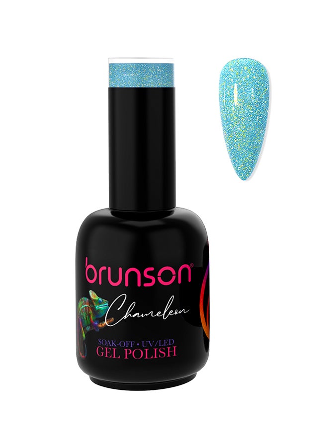Chameleon Gel Nail Polish 18ml Gel Nails with Glossy Shine Finish, Long-Lasting Soak off UV Gel Polish for Nail Art French Manicure Pedicure. Salon Quality Chip Resistant Gel Extension Acrylic Nails