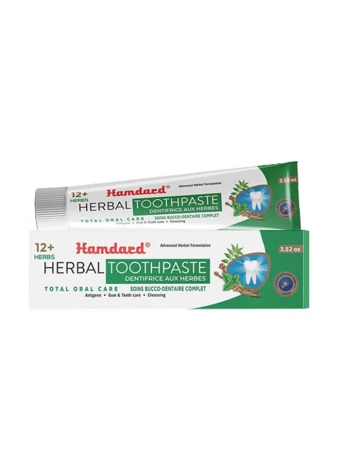 Hamdard Herbal Toothpaste Total Oral Care 100G