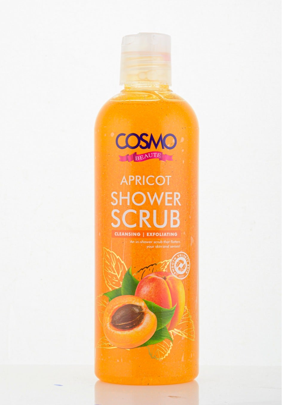 Cosmo Beaut Apricot Shower Scrub 480ml for Men and Women
