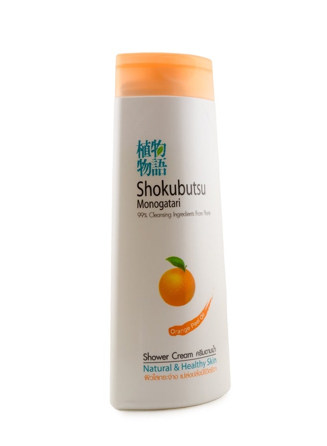 Shokubutsu Shower Cream (Orange Peel Oil) 200 ml
