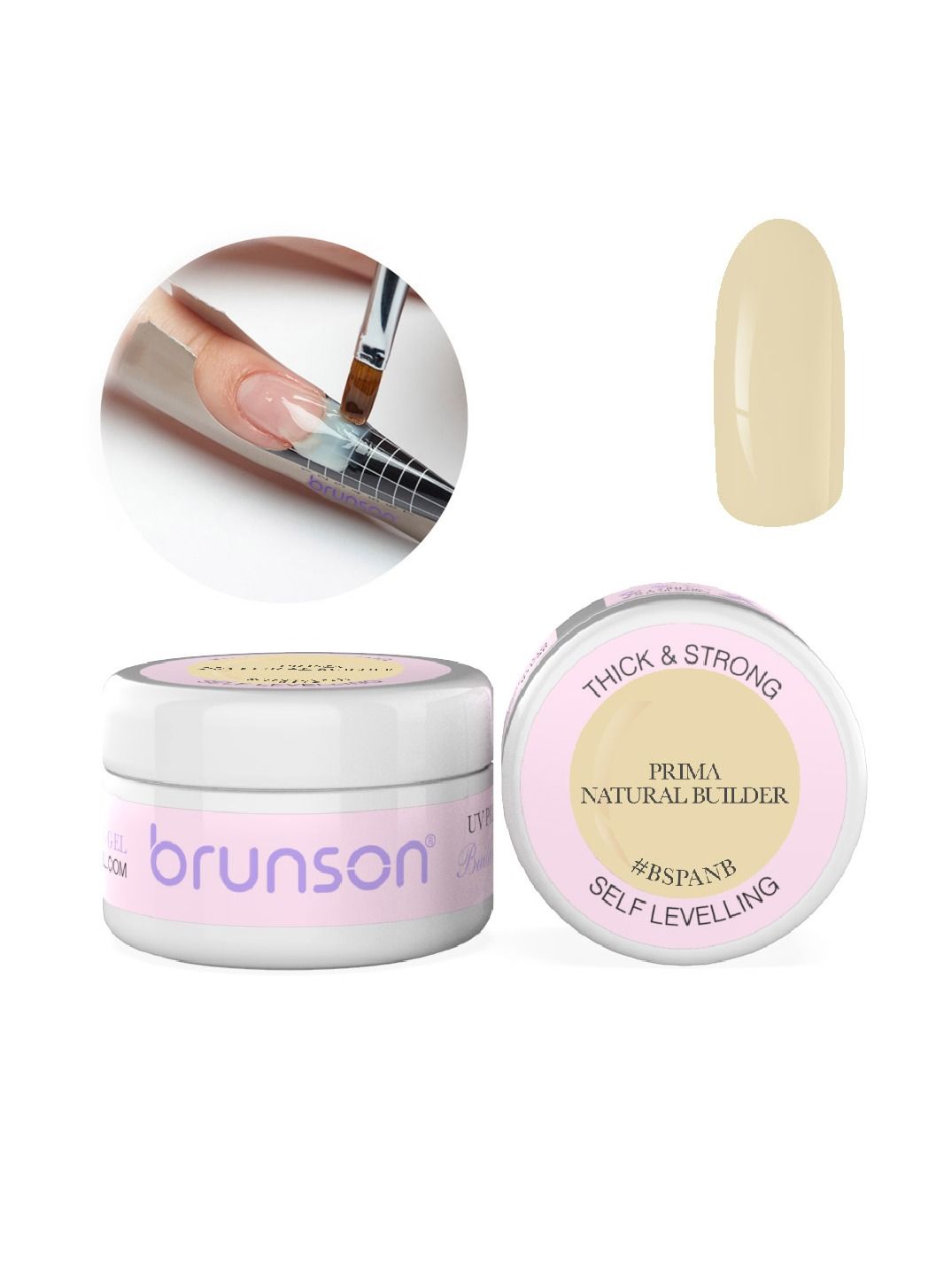 Solid Sculpture Builder Gel for Nails 30ml Nail Sculpting Gel Self Leveling Non-Sticky Hand Solid Builder Gel Hard Nail Extension Gel 3D Sculpting Gel for Nail Art Design Salon Manicure