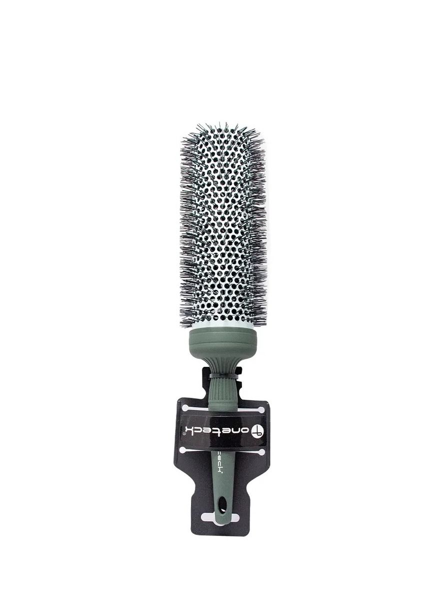 Onetech Barrel Thermal Brush 175mm, Heat-Resistant Round Brush for Styling and Blow Drying
