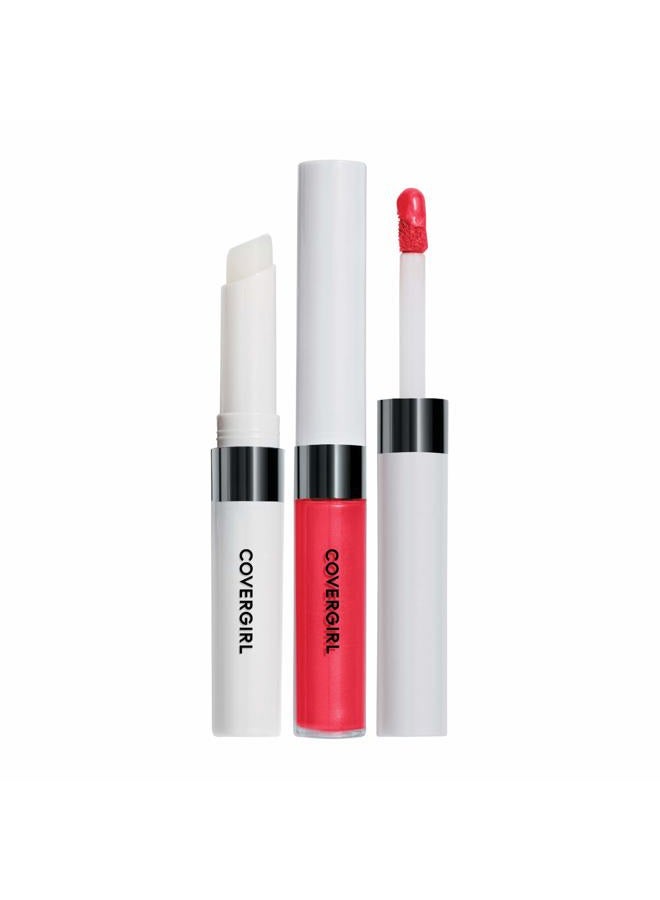 Outlast All-Day Lip Color with Topcoat, Ever Red-Dy, Pack of 1