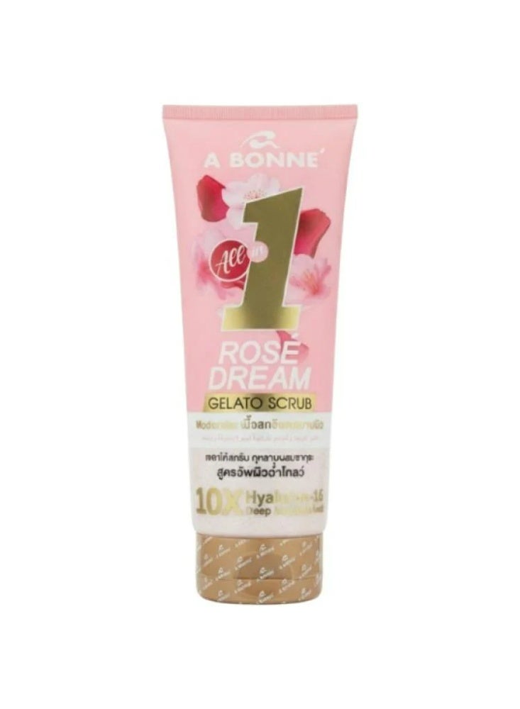 Rose Dream Velvet Sugar Crush Premium Moisture Lock Body Scrub 300g