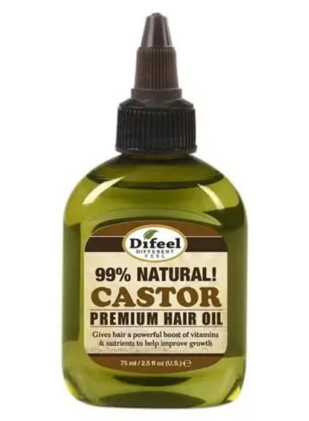 Difeel 99% Natural Castor Premium Hair Oil 75ml