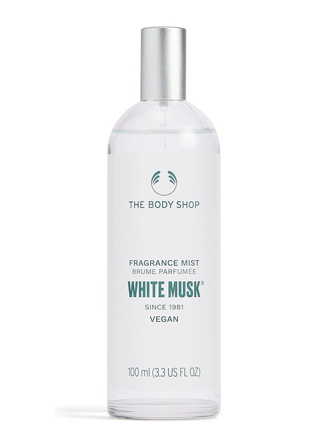 White Musk Fragrance Mist – Fresh Floral Body Spray with Jasmine & Cruelty-Free Musk, Light & Sensual Everyday Perfume Mist, 100ml