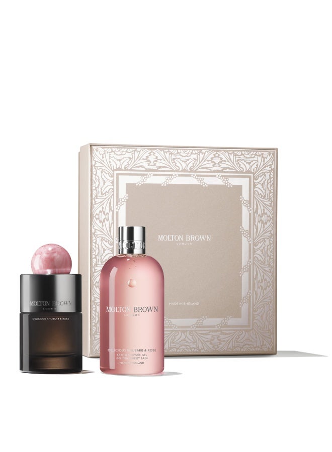 Delicious Rhubarb & Rose Fragrance Collection