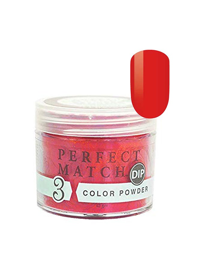 Nail Dipping Powder Cherry Cosmo 42g, Dip Acrylic Powder Nail Art Manicure System by Perfect Match PMDP001