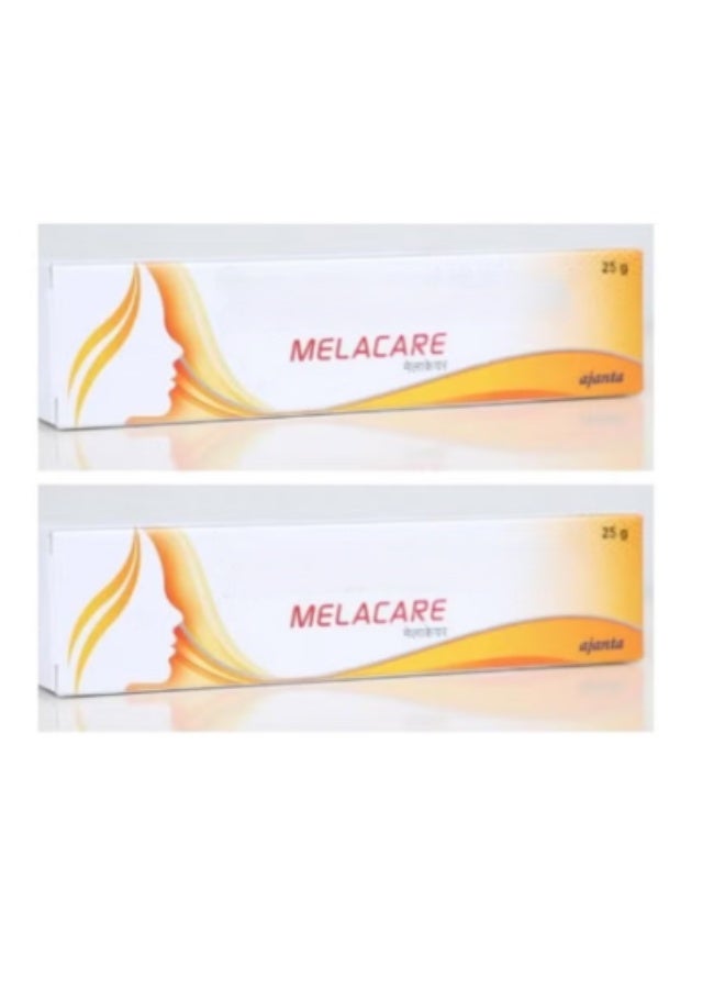 Melacare Cream For Hyperpigmentation Dark Spots Skin Wrinkles - 25g - Pack Of 2