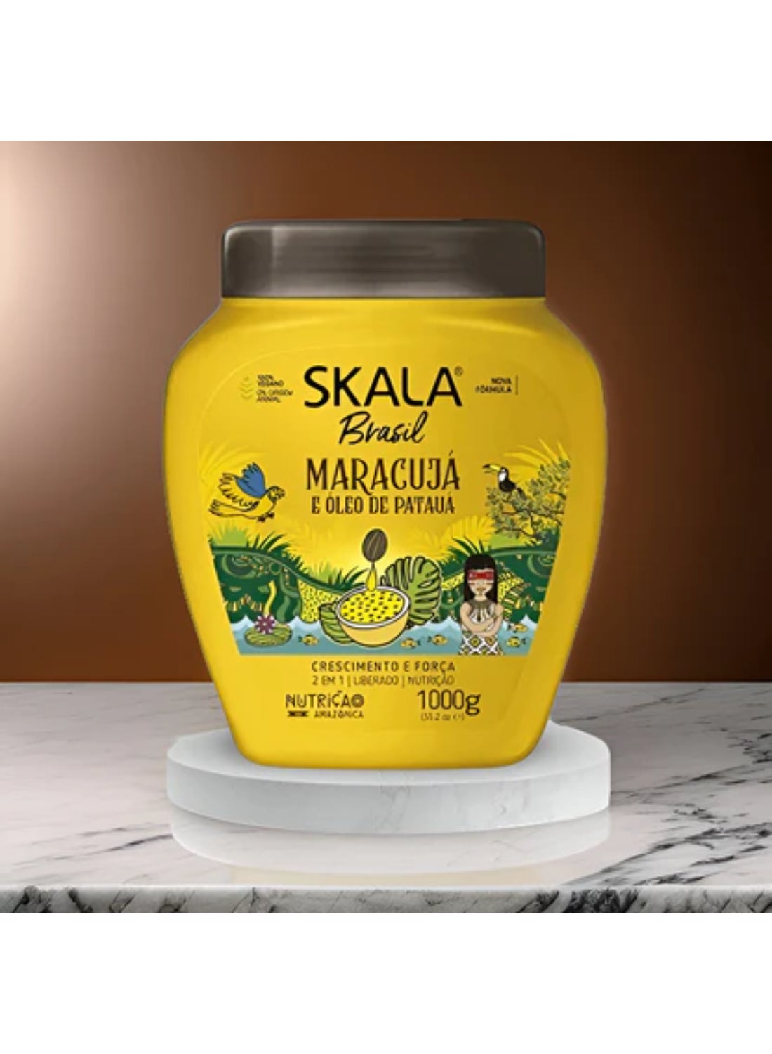 Maracuja with Patua Oil I Hydration and Strength I For Damaged and Brittle Hair I 1000 grams - image 3