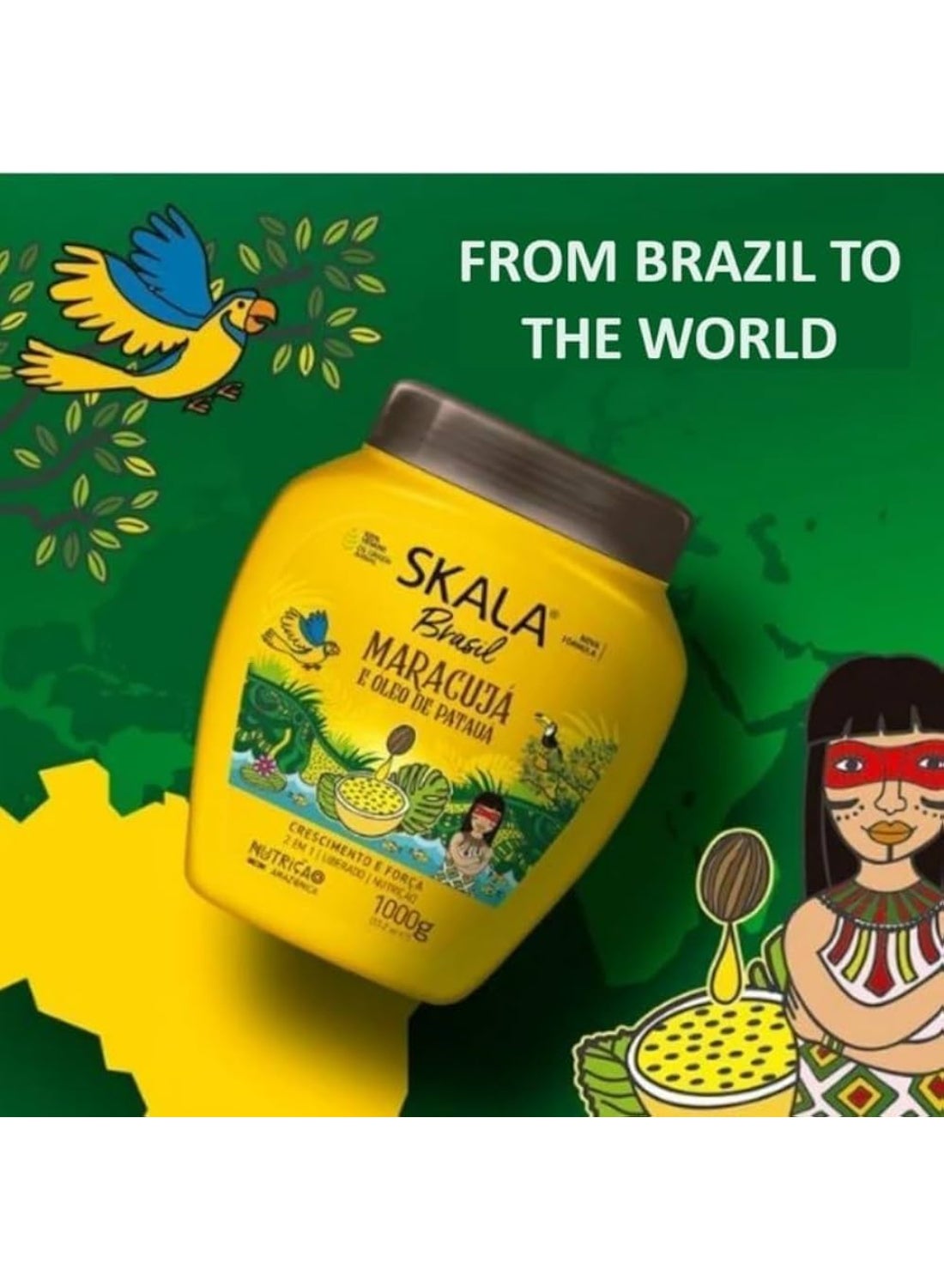 Maracuja with Patua Oil I Hydration and Strength I For Damaged and Brittle Hair I 1000 grams - image 7