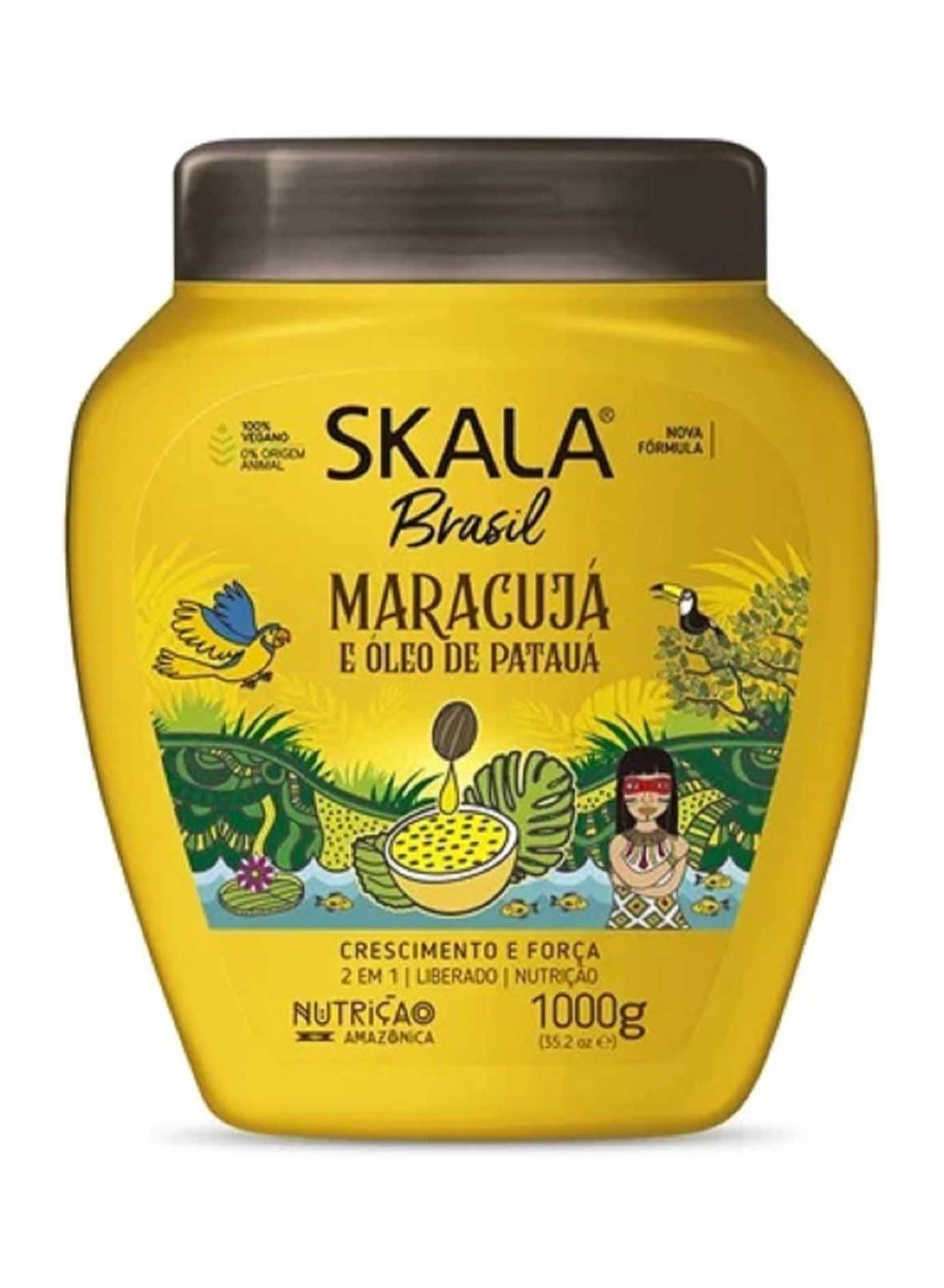 Maracuja with Patua Oil I Hydration and Strength I For Damaged and Brittle Hair I 1000 grams