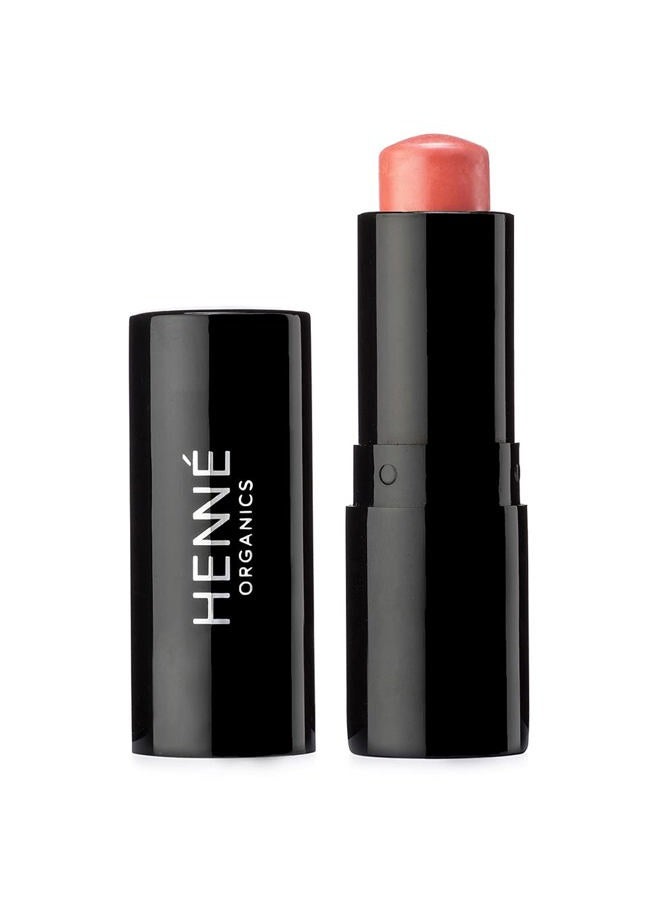 Henné Organics Luxury Lip Tint - Moisturizing, Sheer Natural Color - Sunlit (Peach)