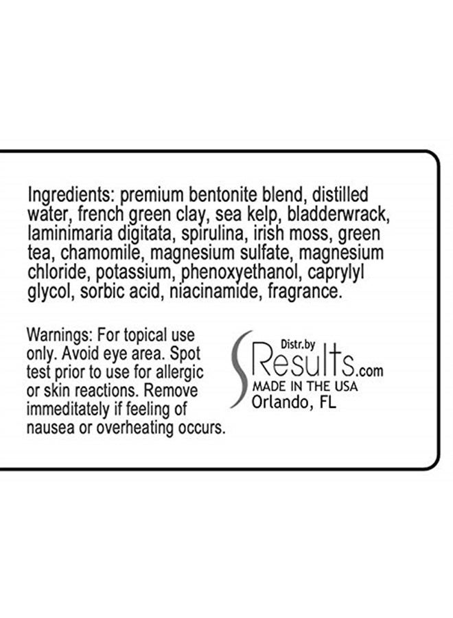 Detox Spa Mud Seaweed Enriched Anti-Cellulite Body Mask for Toning, Tightening and Improving Skin Health