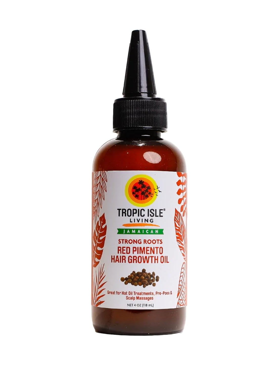Jamaican strong roots red pimento hair growth oil 4oz 118ml