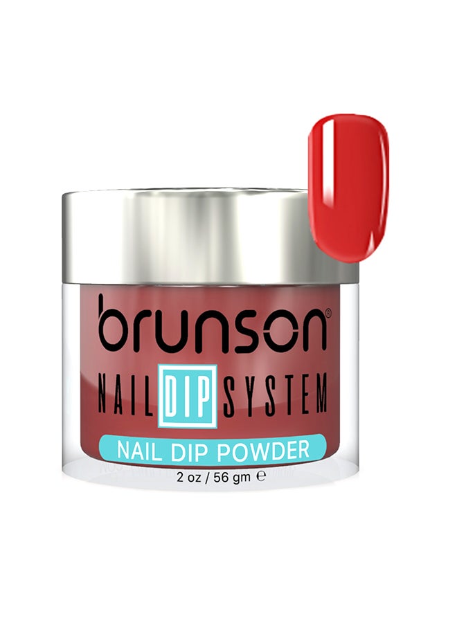 Nail Dip Powder Dip And Buff System Color 56gm, French Nail Art Starter Manicure Salon DIY At Home Odor Free And Long Lasting No Needed Nail Lamp Curing DBK050