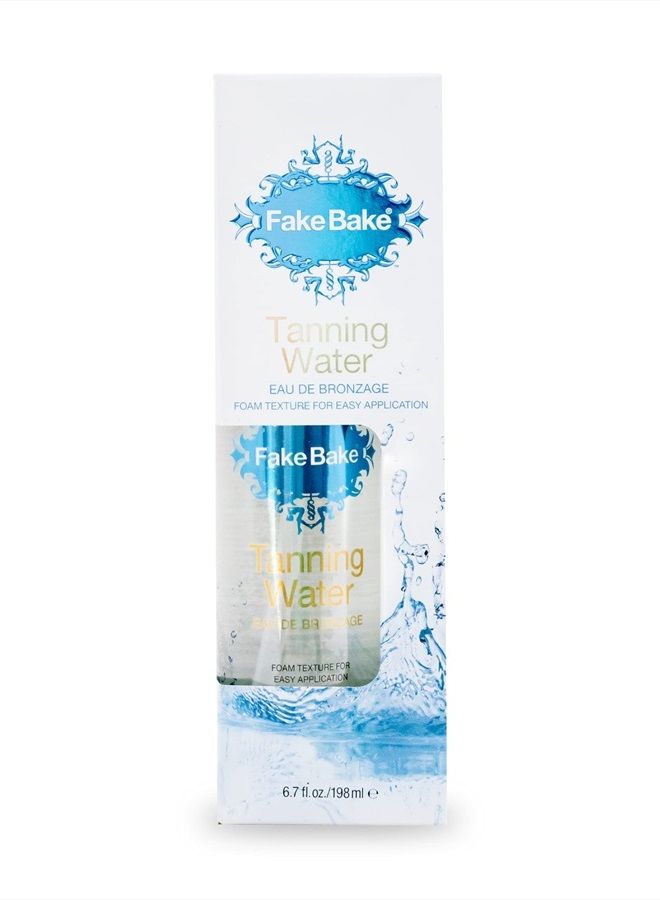 Tanning Water Self Tanner Instant Glow with Hydrating Passion Flower Rejuvenation - Natural Looking Sunless Bronzing for Women & Men - Professional Mitt For Easy Application - 6.7 oz, All