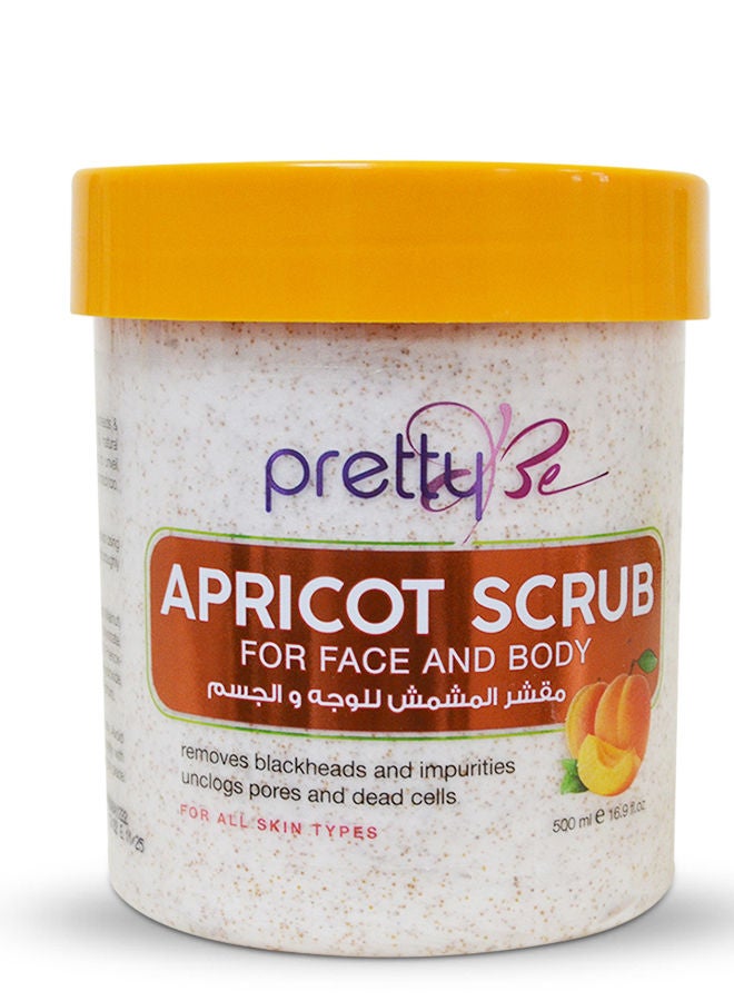 Apricot Scrub for Face and Body for All Skin Types 500ml