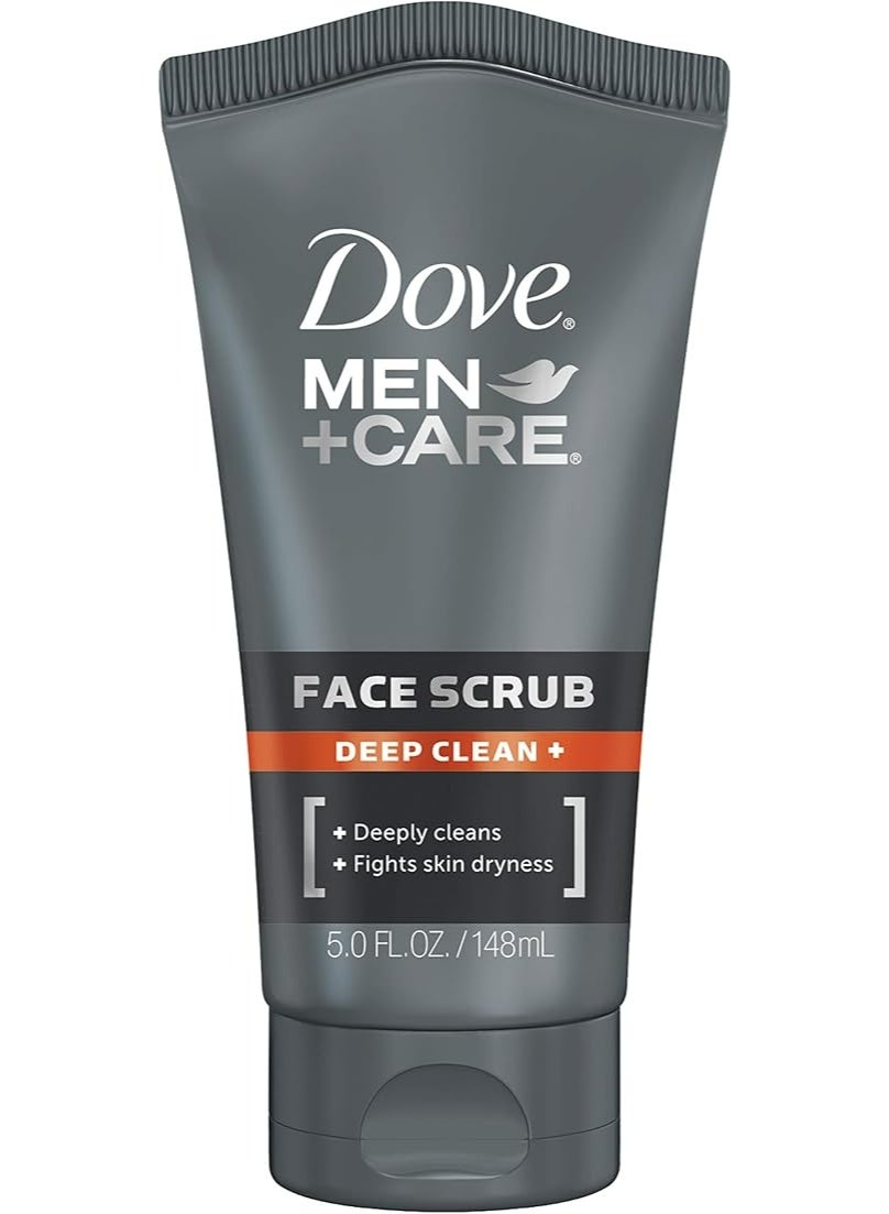 Men+Care Face Scrub, Deep Clean Plus & Fights Skin Dryness 148 ml