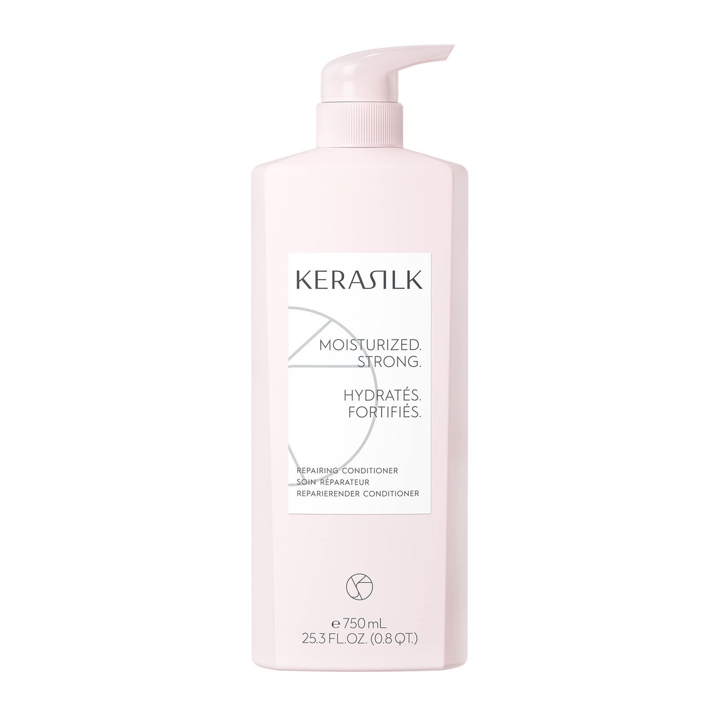 KERASILK Repairing Conditioner |Deeply Nourishes & Moisturizes | Reduces Breakage & Prevents Further Damage | For Dry, Stressed & Damaged Hair | Ideal For Various Hair Types & Textures | 750ml