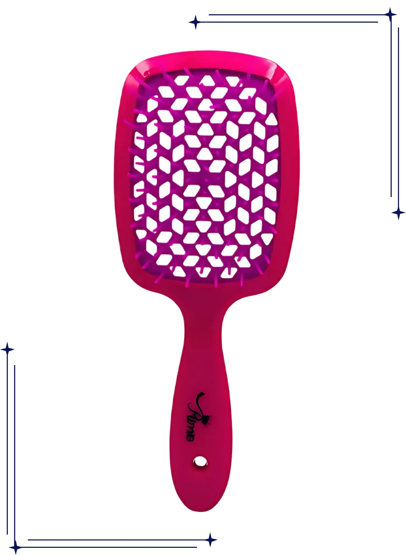 Hair Brush Professional Detangler Superbrush Scalp Massage Comb Paddle Brush Ribs Comb Vented Detangling Hair Brush for Long, Thick, Thin, Curly Tangled, Wet Dry Hair Detangler for Men and Women
