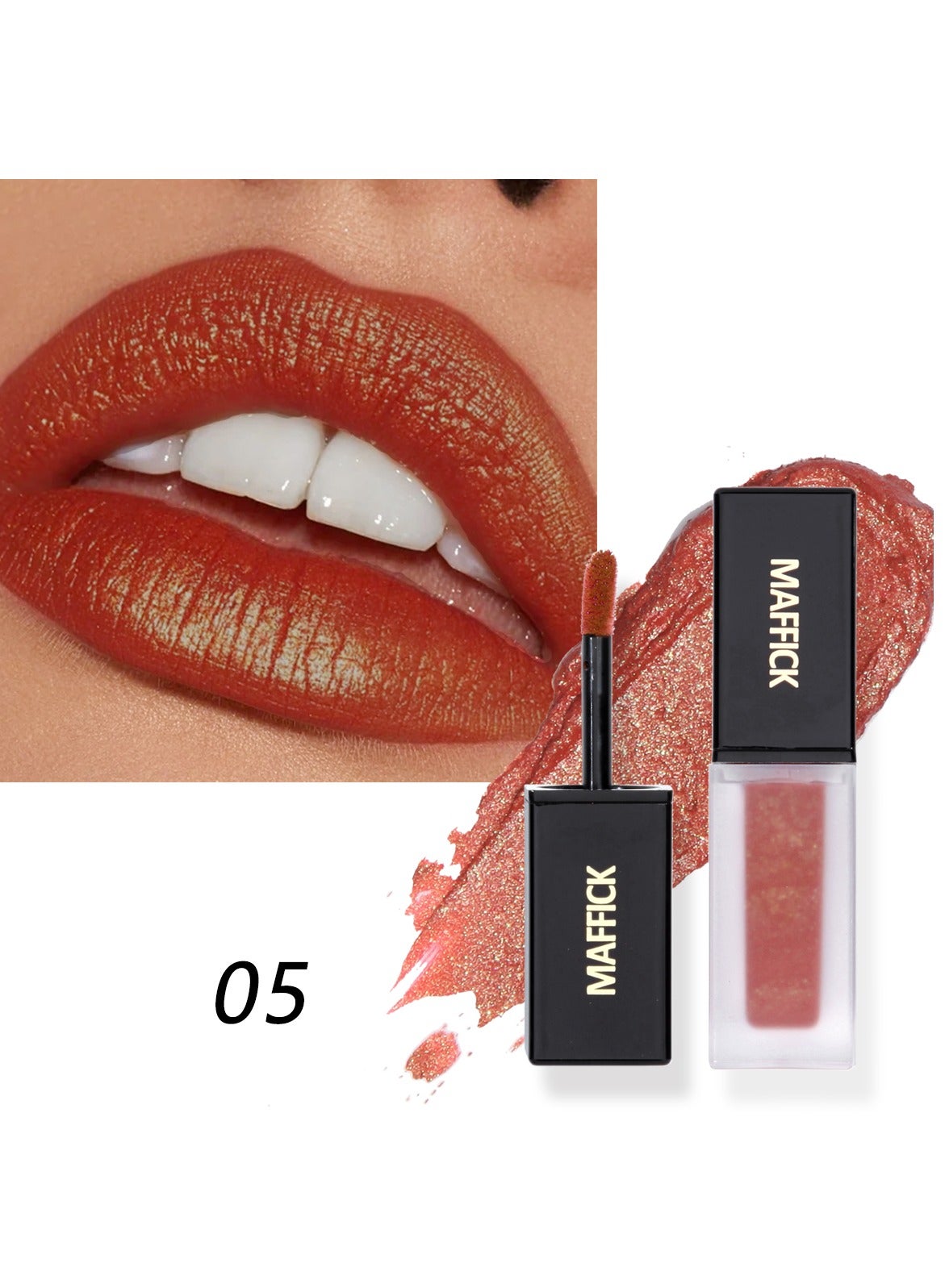 Maffick Lip Gloss, Super Lustrous The Gloss, Non-Sticky, High Shine Finish, 4.5g