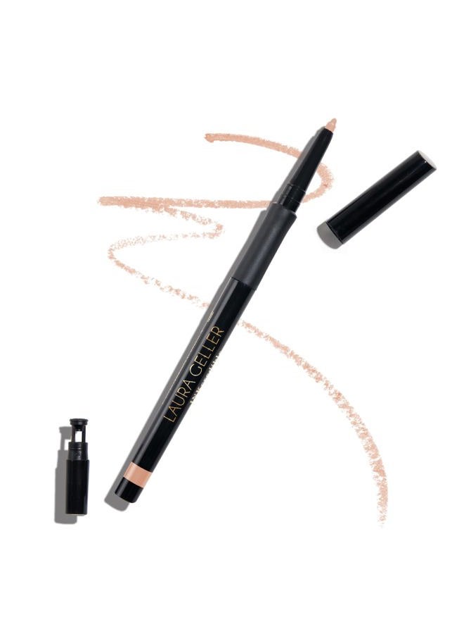 INKcredible Gel Eyeliner - Beige to Beige - Waterproof Smudge-proof Eyeliner Pencil - Built in Sharpener