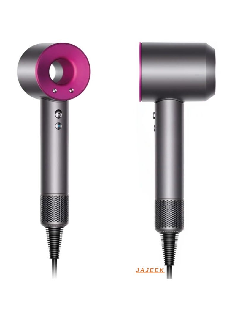 Professional Leafless Supersonic Hair Dryer | Negative Ion Technology, Constant Anion Electric Hair Dryer for Faster Drying & Healthier Hair, Personal Hair Care Styling Tool