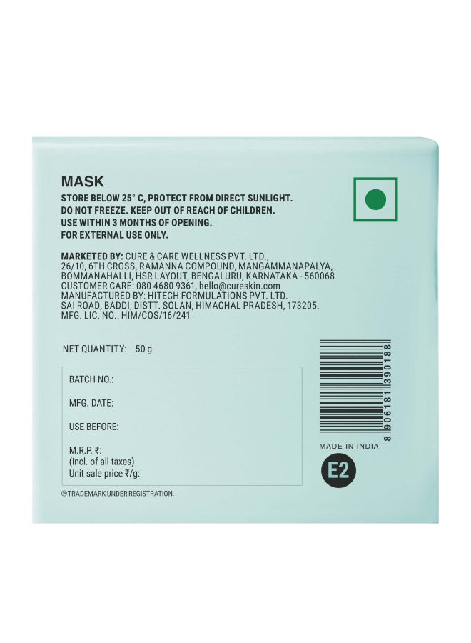 Cureskin Under Arm Brightening Cream Mask with Lactic Acid, Glycolic Acid & Malic Acid | Dark Underarms & Hyperpigmentation | Under Arm Dark Removing Cream, 50 g (Pack of 1) - image 8