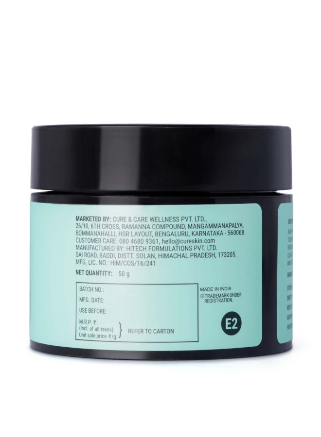 Cureskin Under Arm Brightening Cream Mask with Lactic Acid, Glycolic Acid & Malic Acid | Dark Underarms & Hyperpigmentation | Under Arm Dark Removing Cream, 50 g (Pack of 1) - image 9