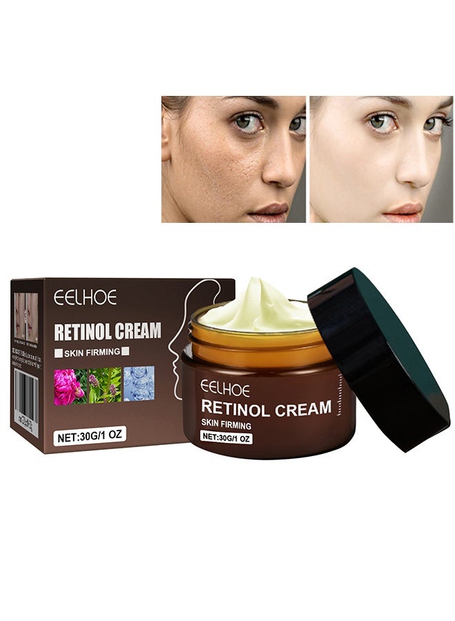 Retinol Cream, Ant-Aging Wrinkle Firming Cream, Retinol Firming and Revitalizing Cream 30g