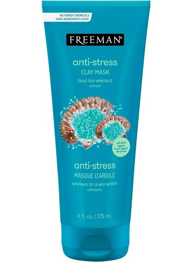 Anti-Stress Clay Facial Mask With Dead Sea Minerals 175 ML